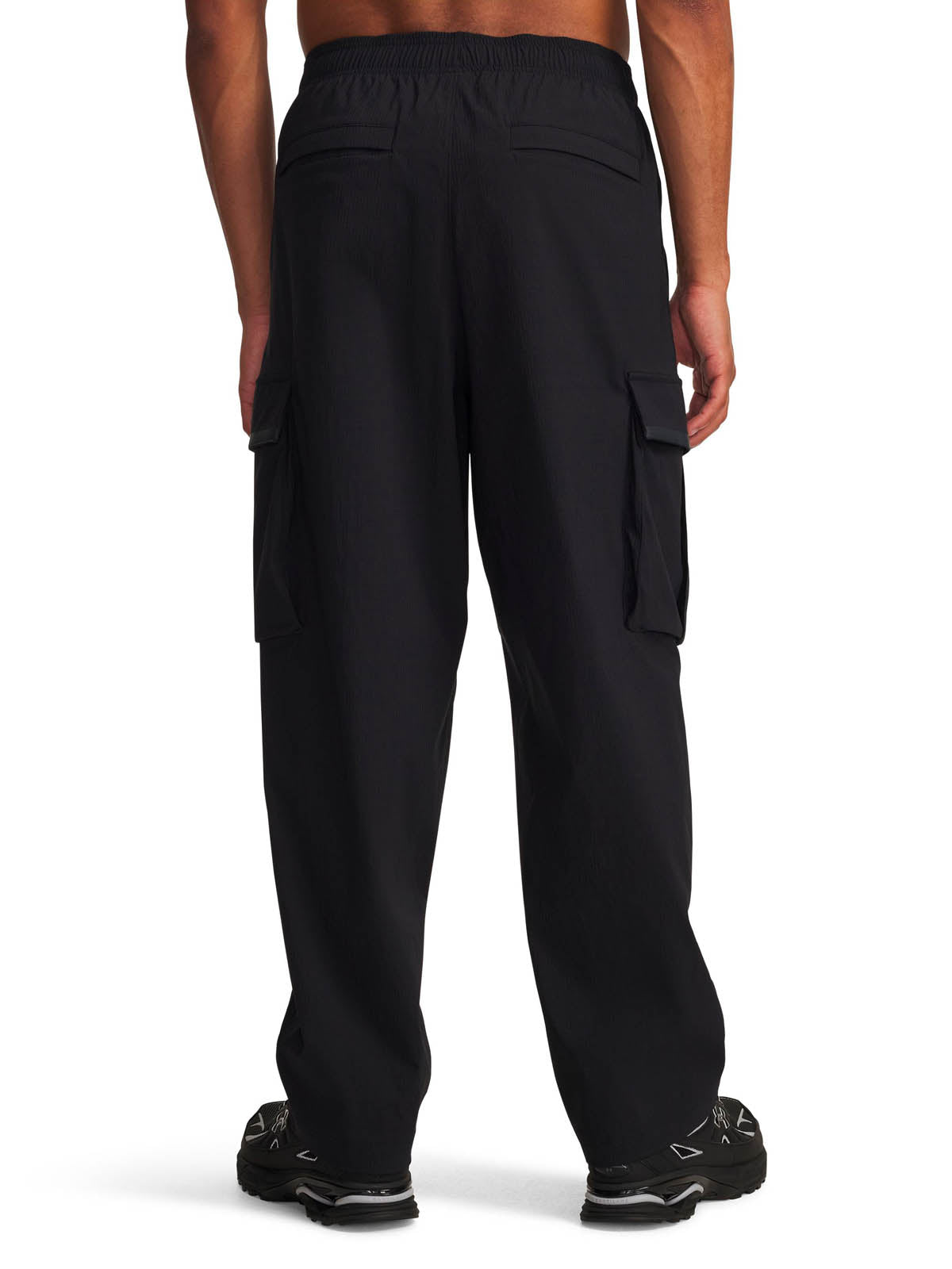 Pantalón Lifestyle para hombre Unstoppable Textured Woven negro Under Armour