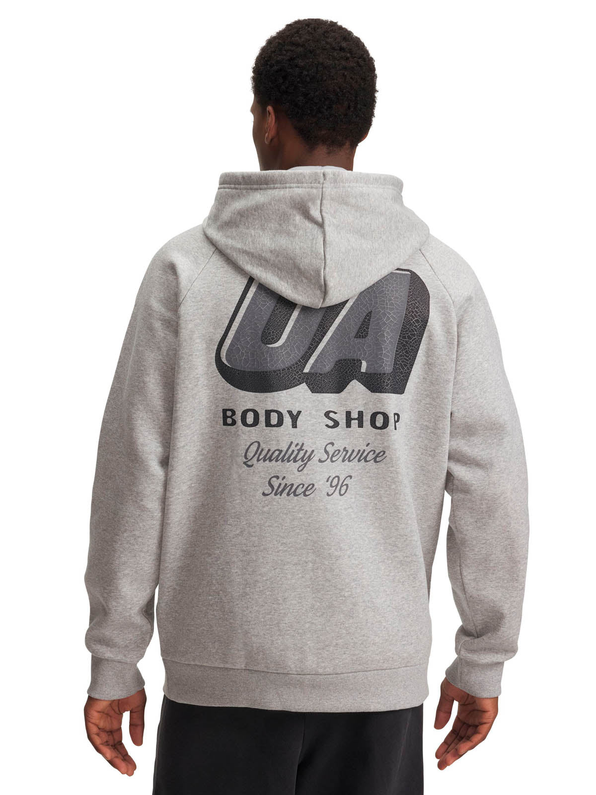 Polerón Lifestyle para hombre Rival Fleece HBR Logo gris Under Armour