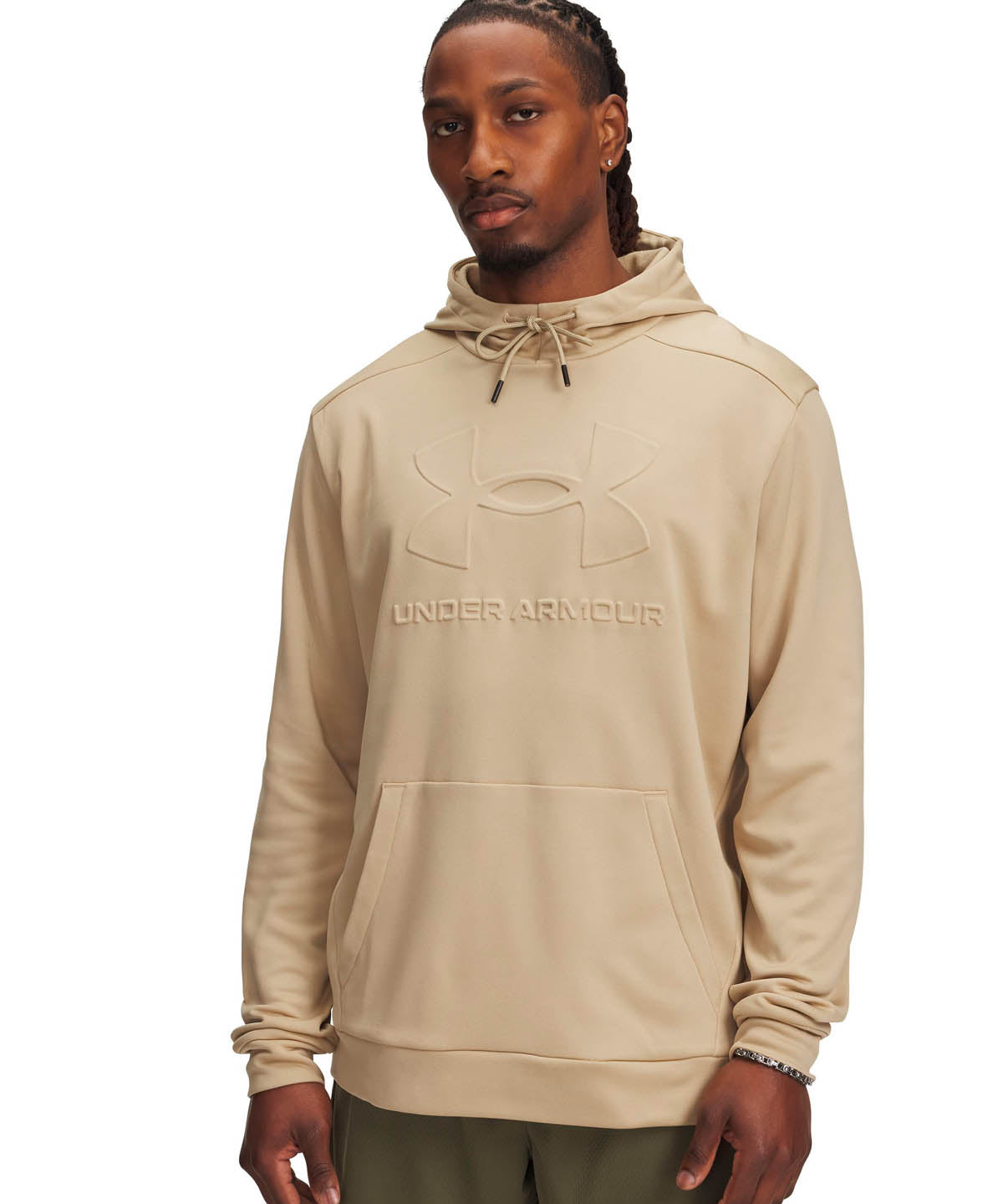 Polerón de Entrenamiento para hombre Armour Fleece graphic hoodie Café Under Armour