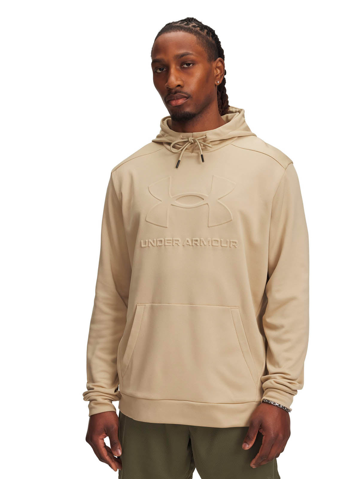 Polerón de Entrenamiento para hombre Armour Fleece graphic hoodie Café Under Armour