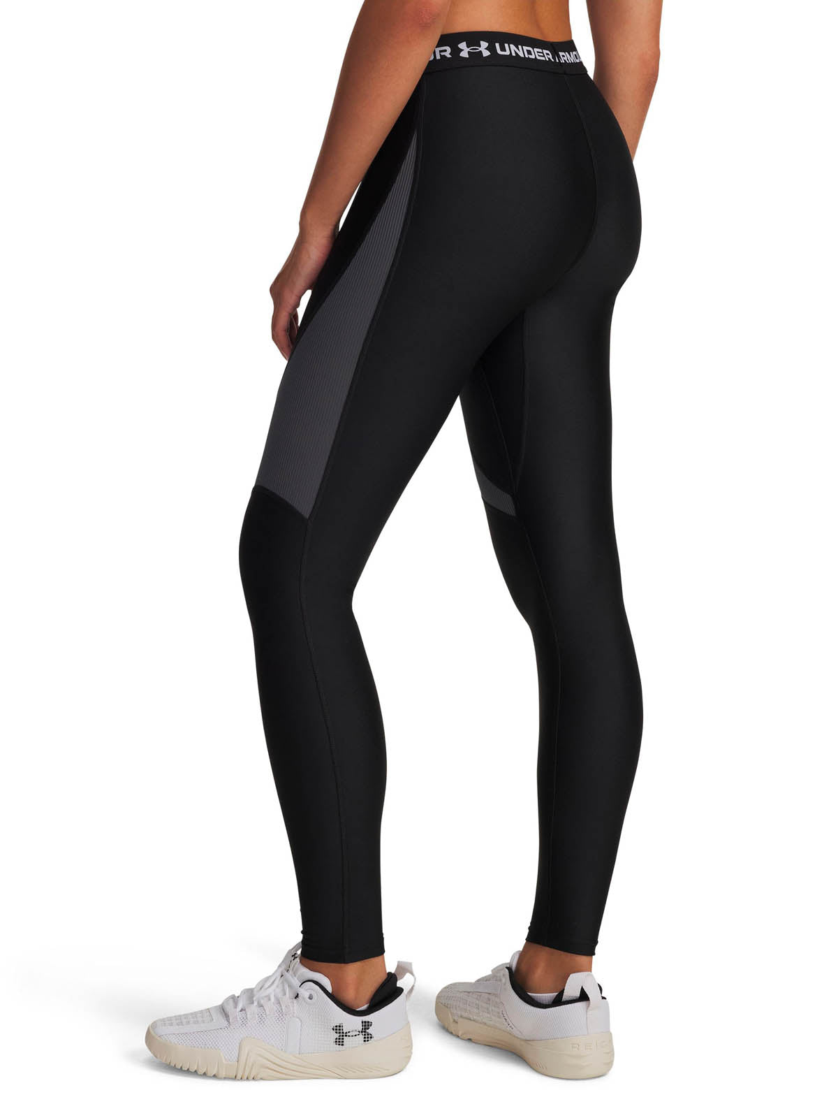 Calzas de entrenamiento para mujer UA HeatGear Rib negro Under Armour