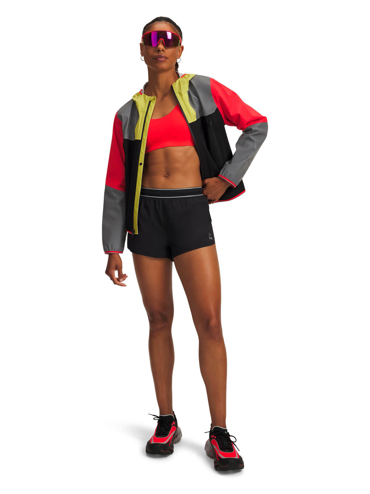 Short Running para mujer Halo Run negro Under Armour