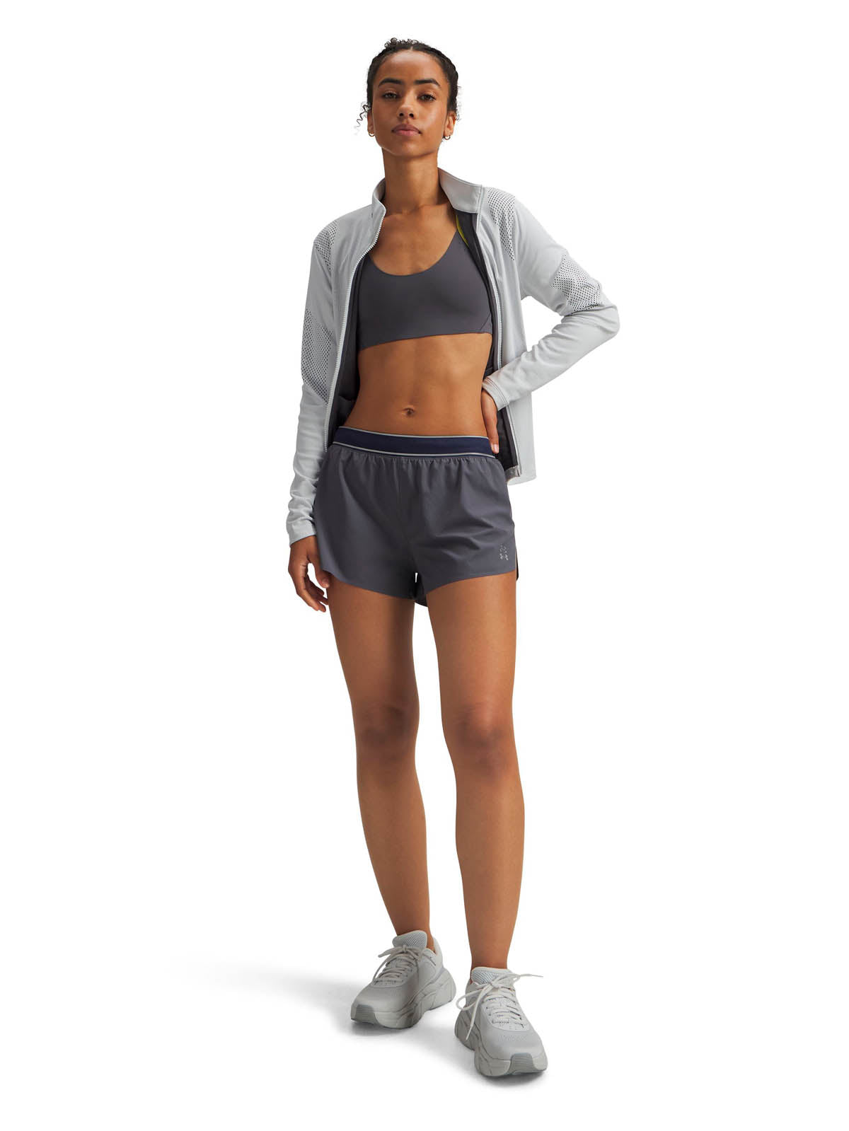 Short Running para mujer Halo Run gris Under Armour
