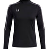 Polerón Football para mujer Challenger Midlayer negro Under Armour
