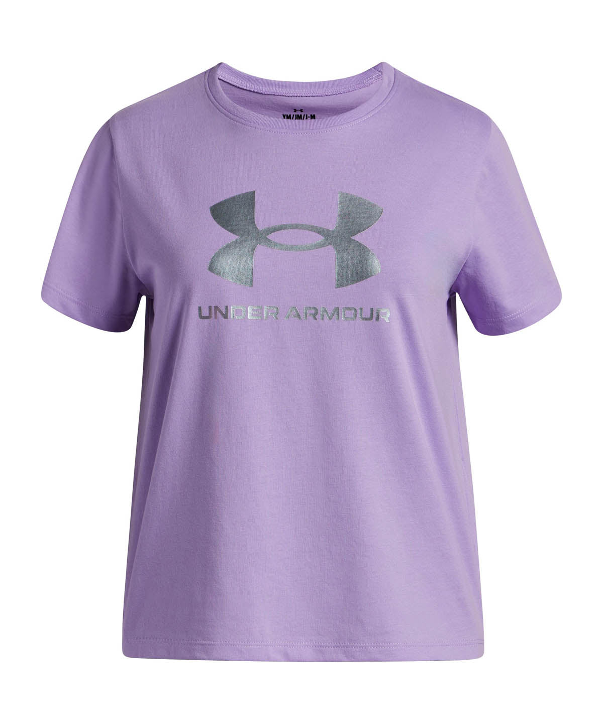 Polera manga corta Lifestyle para Niña Rival Morado Under Armour