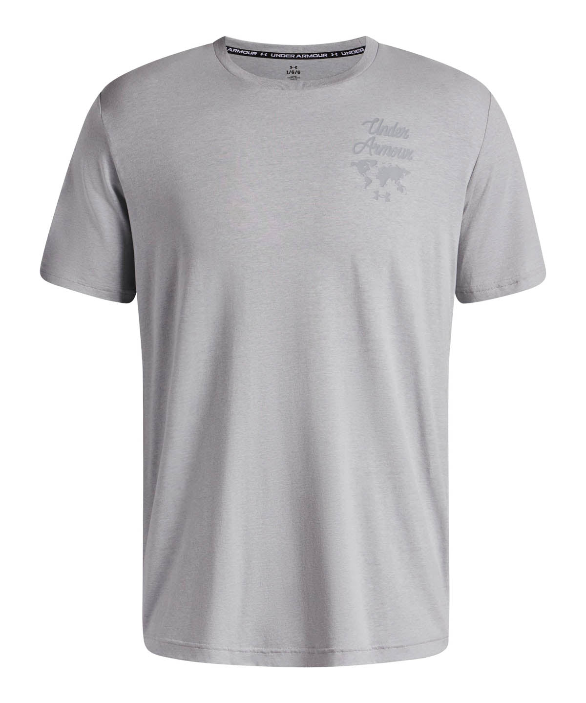 Polera manga corta Lifestyle para Hombre 60/40S Sports Wordmark Gris Under Amour