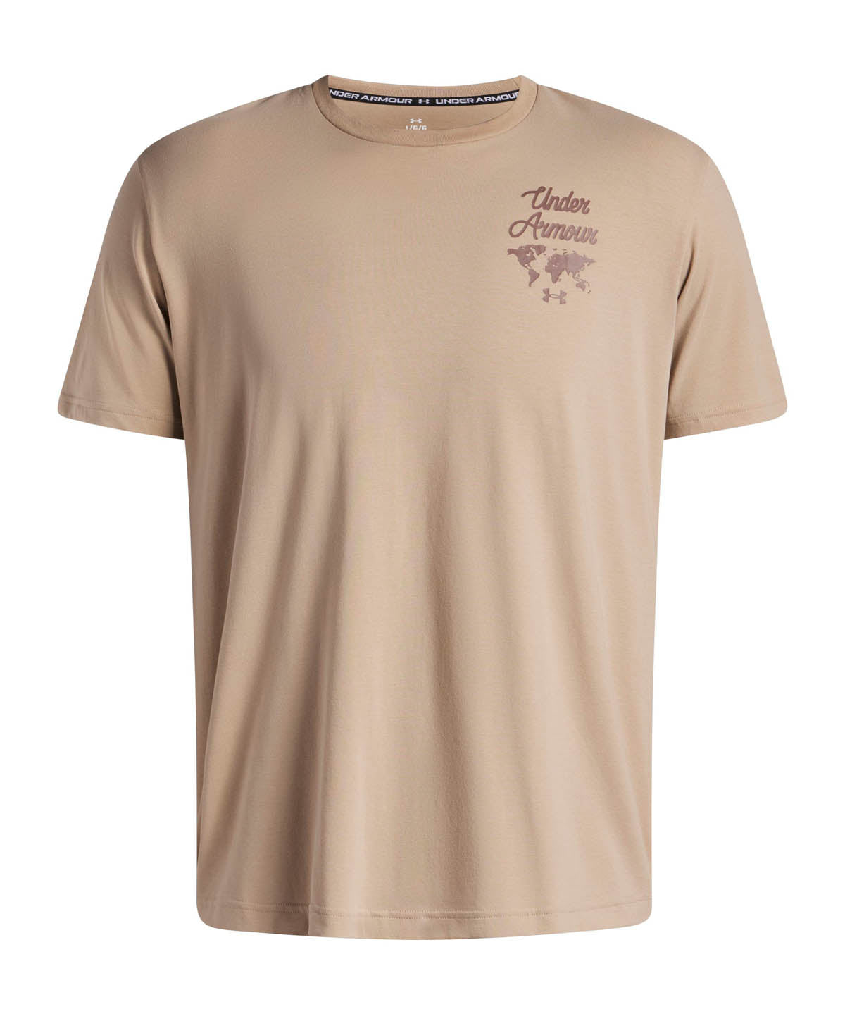 Polera manga corta Lifestyle para Hombre 60/40S Sports Wordmark Cafe Under Amour