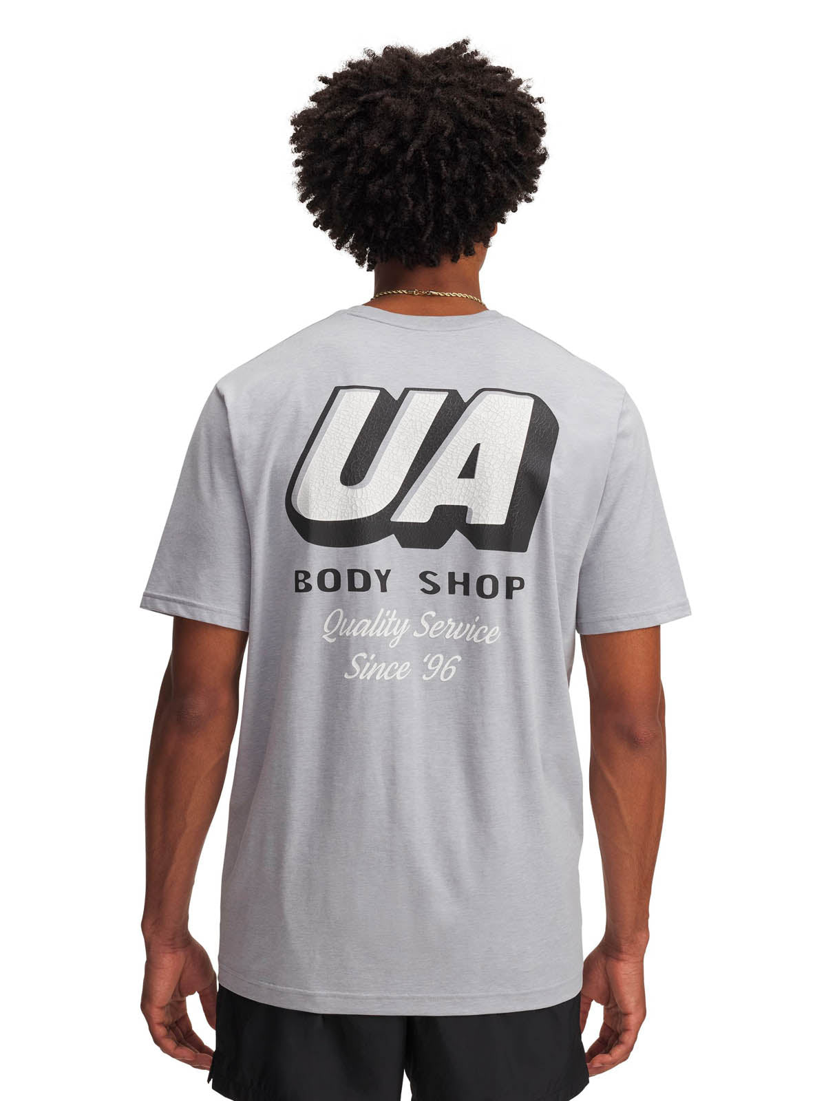 Polera manga corta Lifestyle para Hombre 60/40S Body Shop gris Under Armour