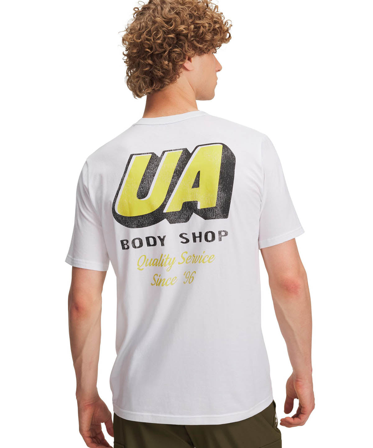 Polera manga corta Lifestyle para Hombre 60/40S Body Shop Blanco Under Armour