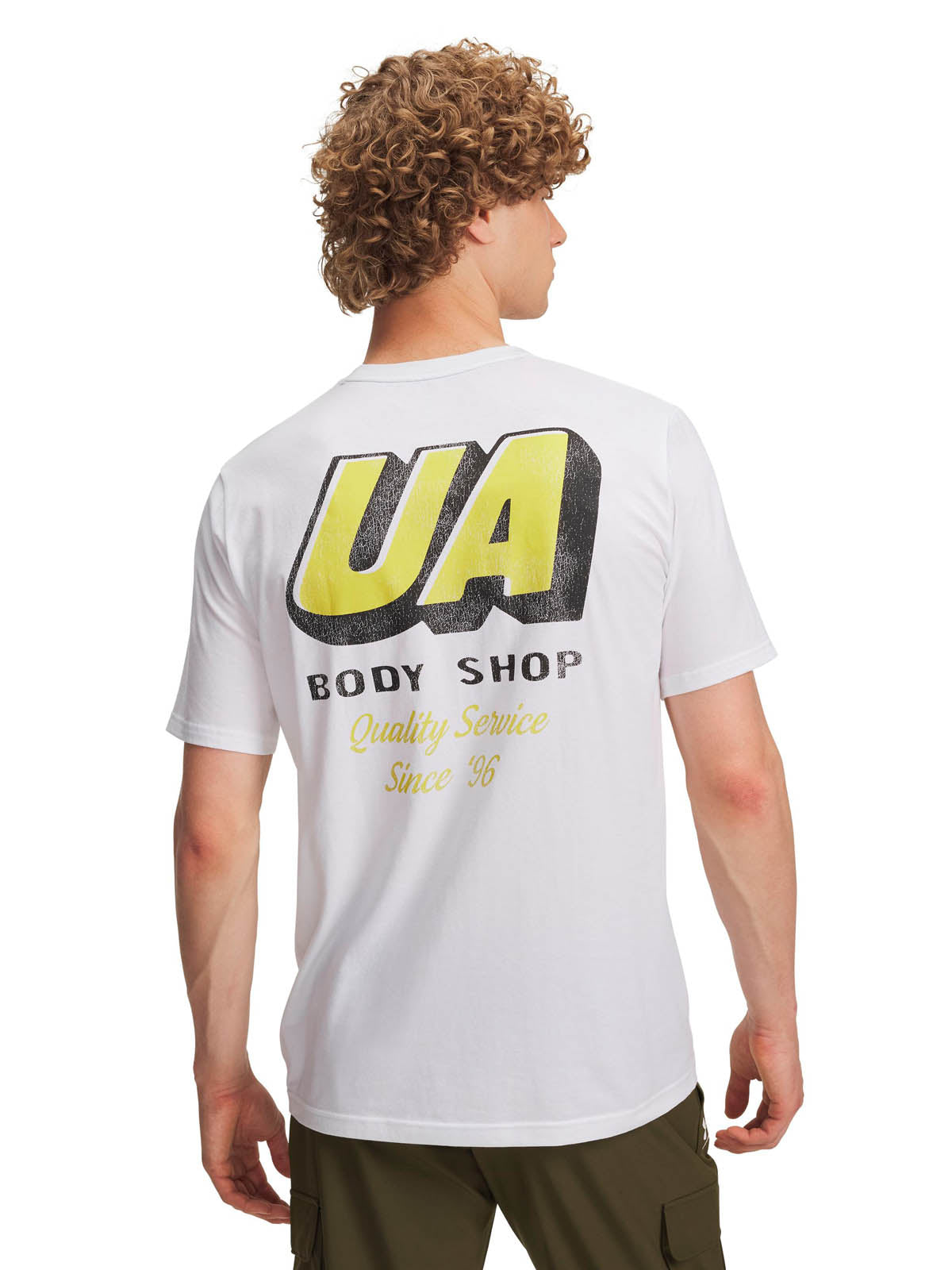 Polera manga corta Lifestyle para Hombre 60/40S Body Shop Blanco Under Armour