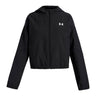 Chaqueta Lifestyle para niña Rival Woven negro Under Armour