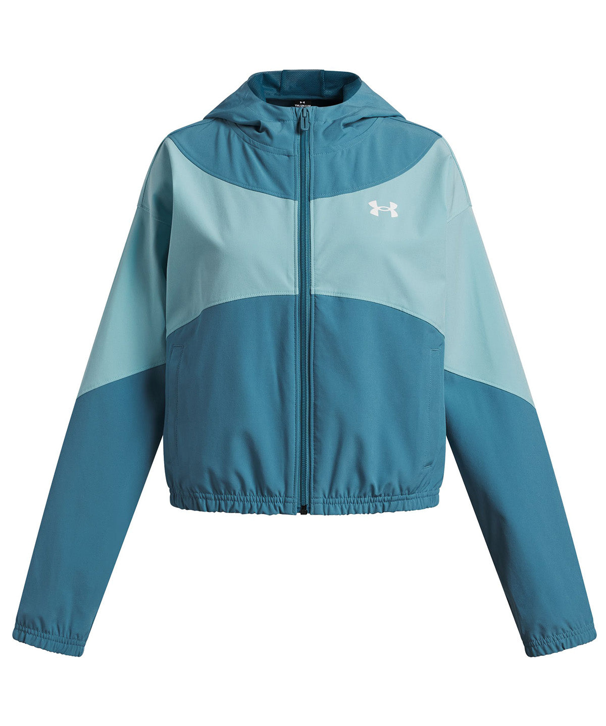 UA Rival Woven HD Chaqueta Woven azul para niña