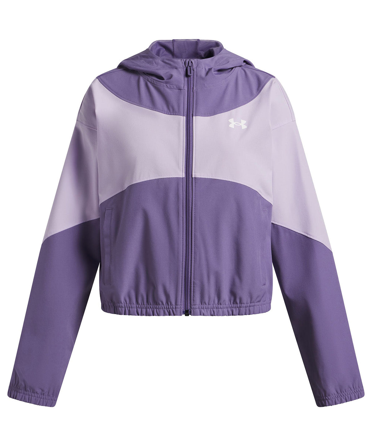 UA Rival Woven HD Chaqueta morado para niña
