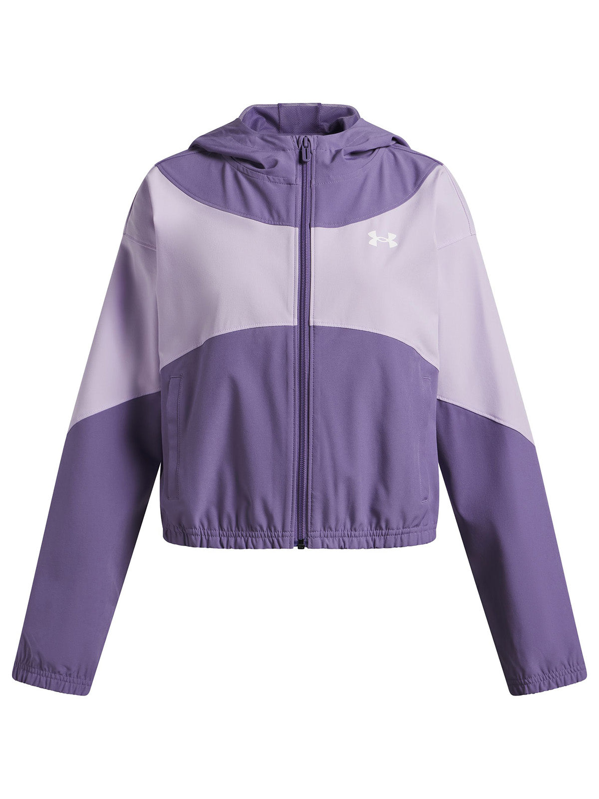 UA Rival Woven HD Chaqueta morado para niña