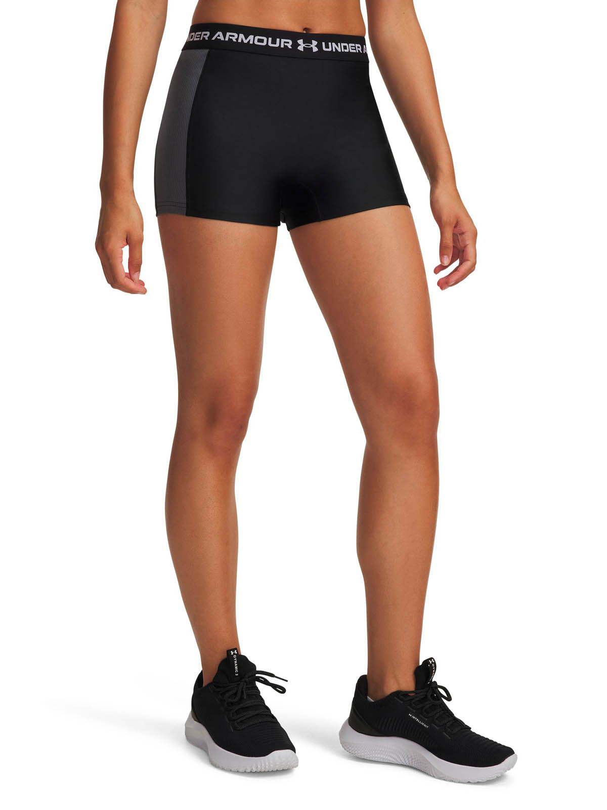 Calzas de entrenamiento para mujer UA HeatGear Rib negro Under Armour