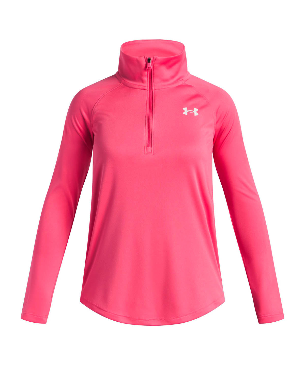 Polerón de entrenamiento para niña Tech Wordmark rosado Under Armour