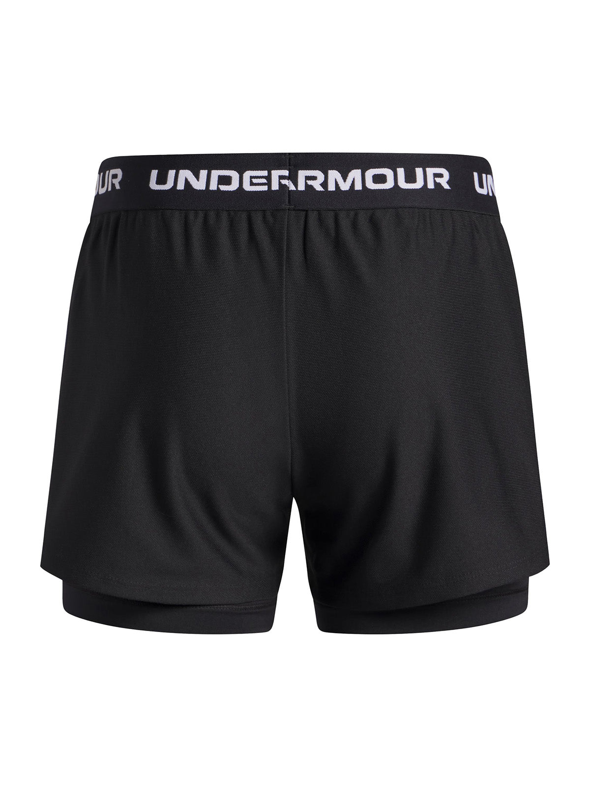 Short UA Tech Play Up 2 en 1 negro para niña