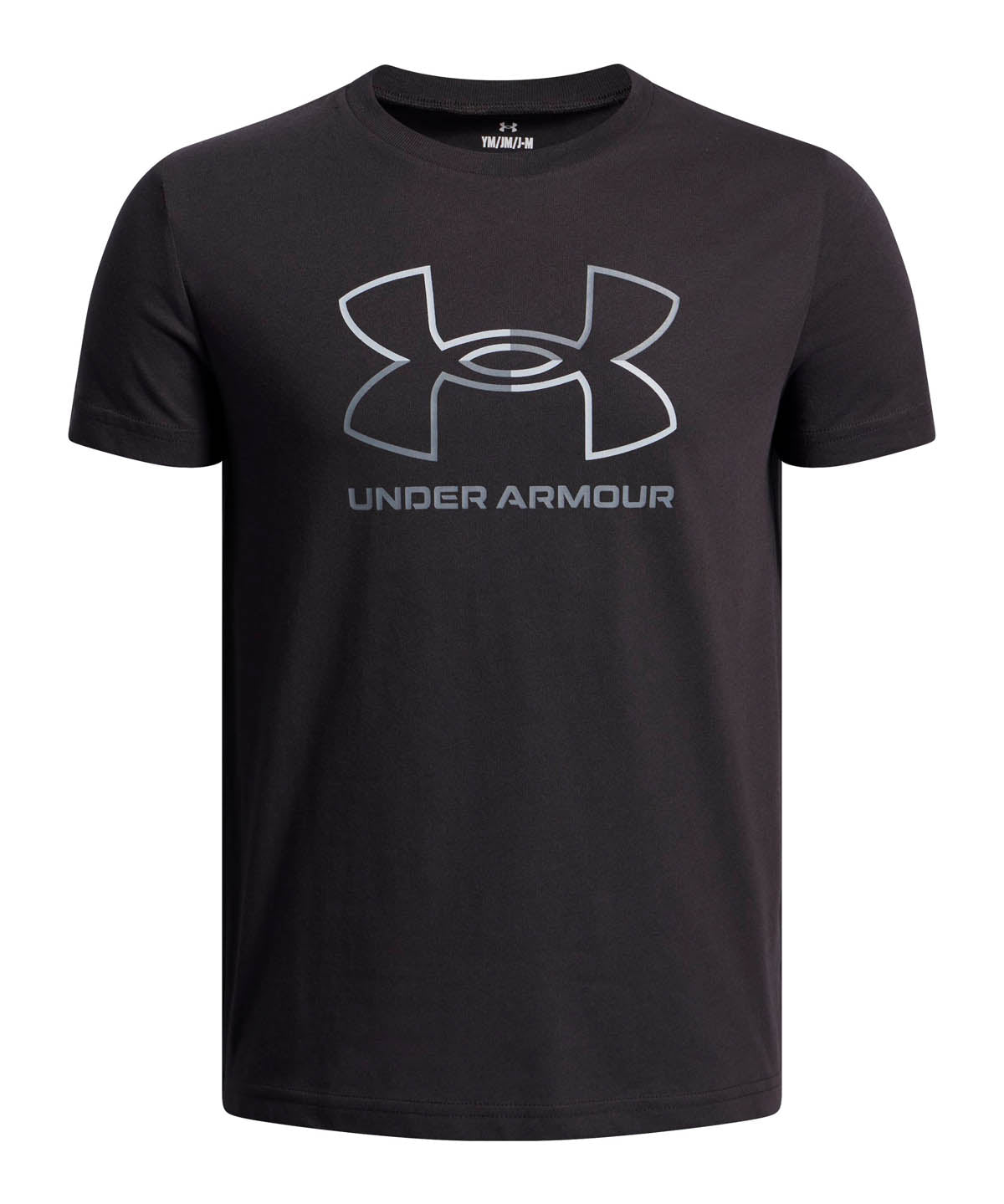 Polera manga corta Lifestyle para niño GL Foundation negro Under Armour