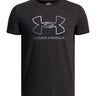 Polera manga corta Lifestyle para niño GL Foundation negro Under Armour