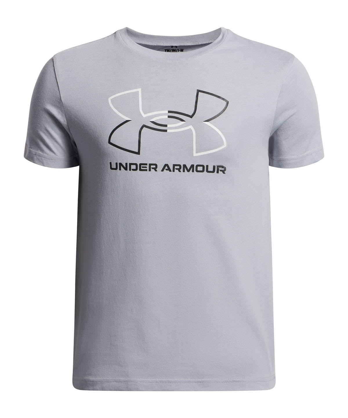 Polera manga corta Lifestyle para niño GL Foundation gris Under Armour