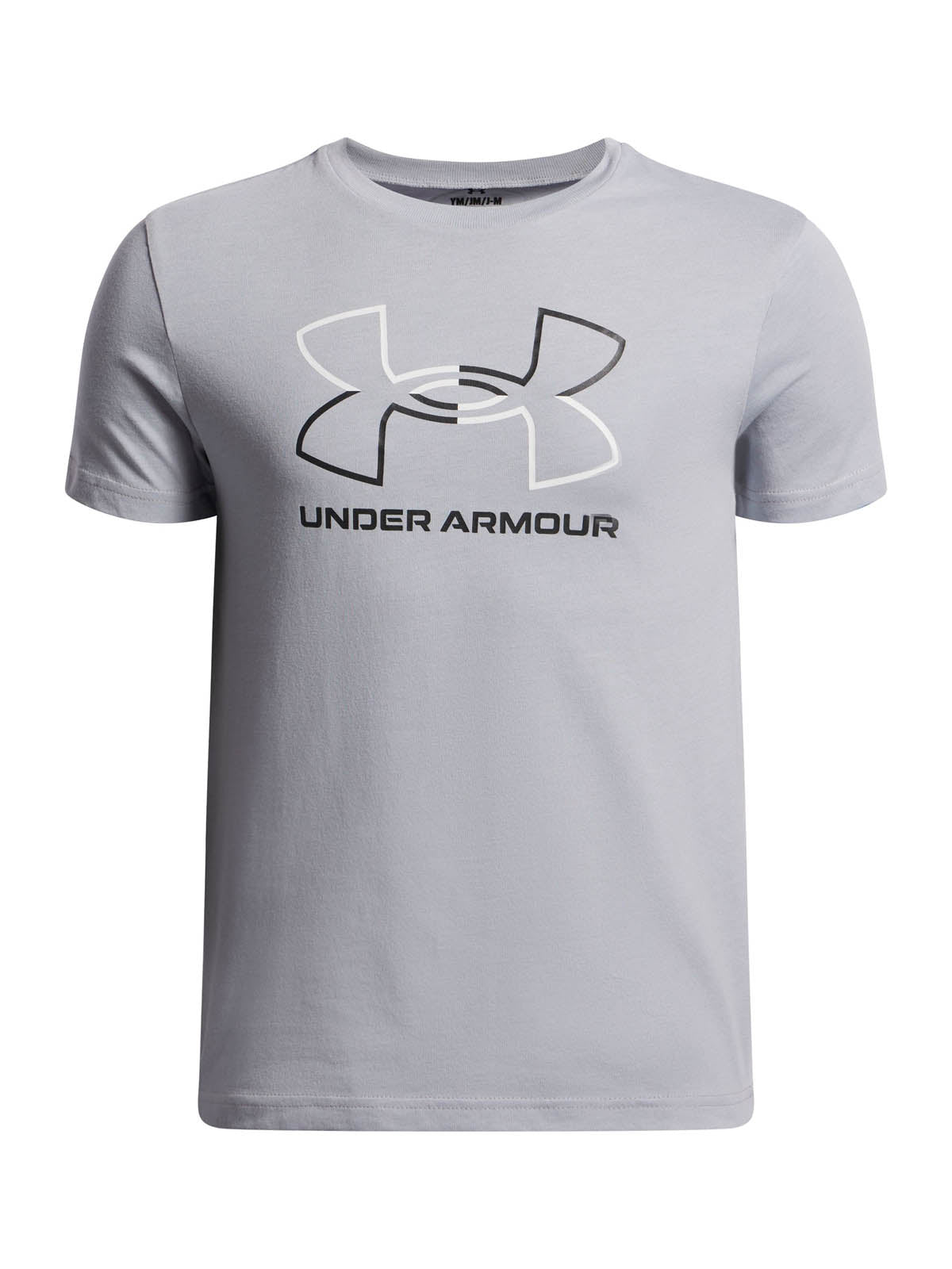 Polera manga corta Lifestyle para niño GL Foundation gris Under Armour