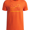 Polera manga corta Lifestyle para niño GL Foundation naranjo Under Armour