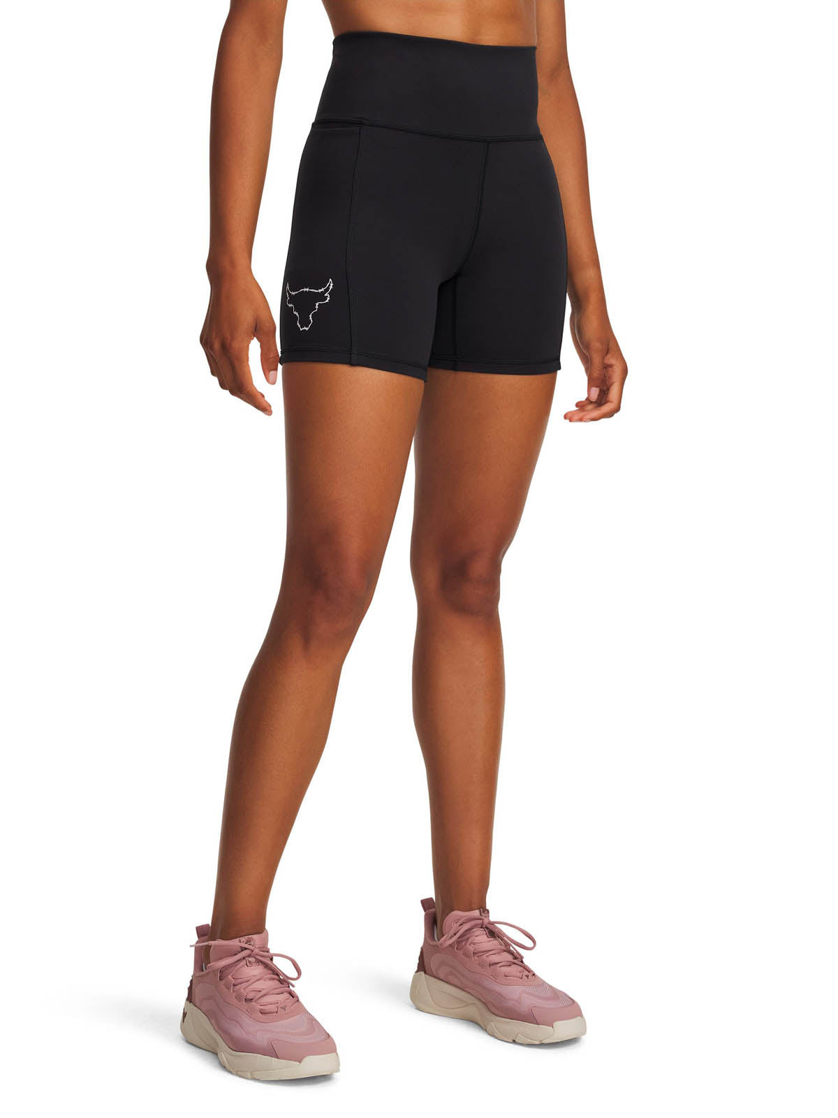 Calza de entrenamiento para mujer Project Rock negra Under Armour