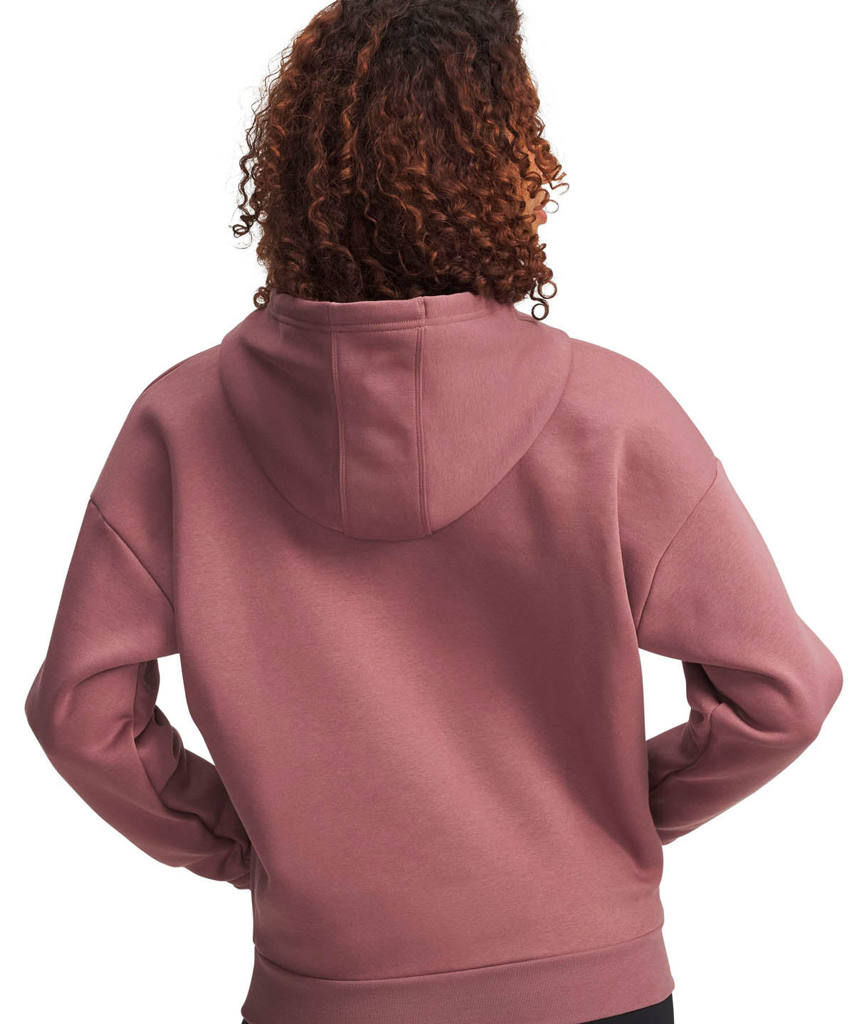 Polerón Lifestyle para mujer Project Rock Icon Fleece café Under Armour