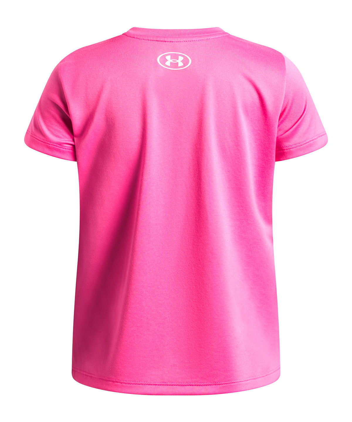 Polera manga corta UA Tech rosada para niña
