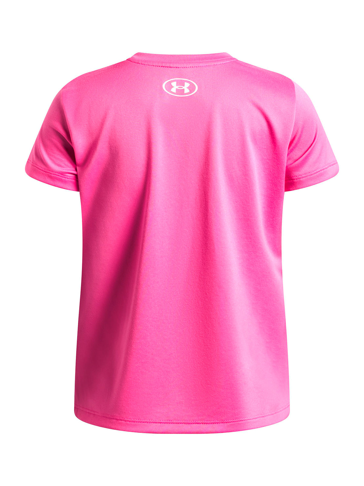 Polera manga corta UA Tech rosada para niña