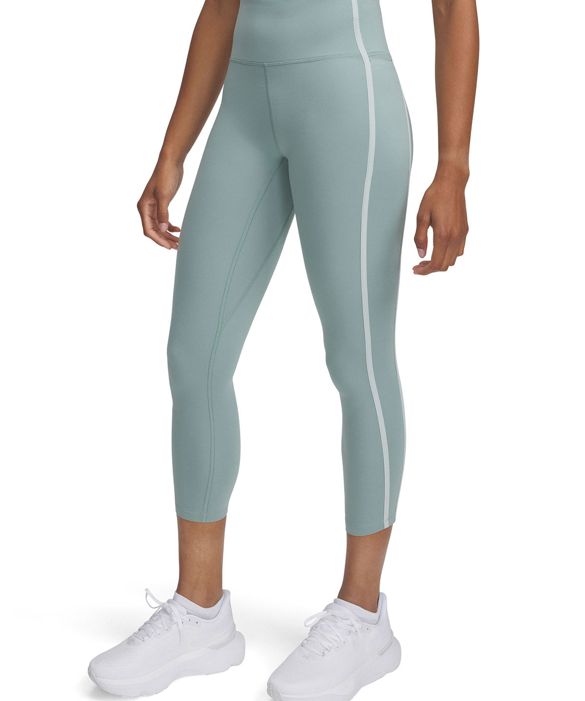 Calzas UA Meridian Piped verde para mujer