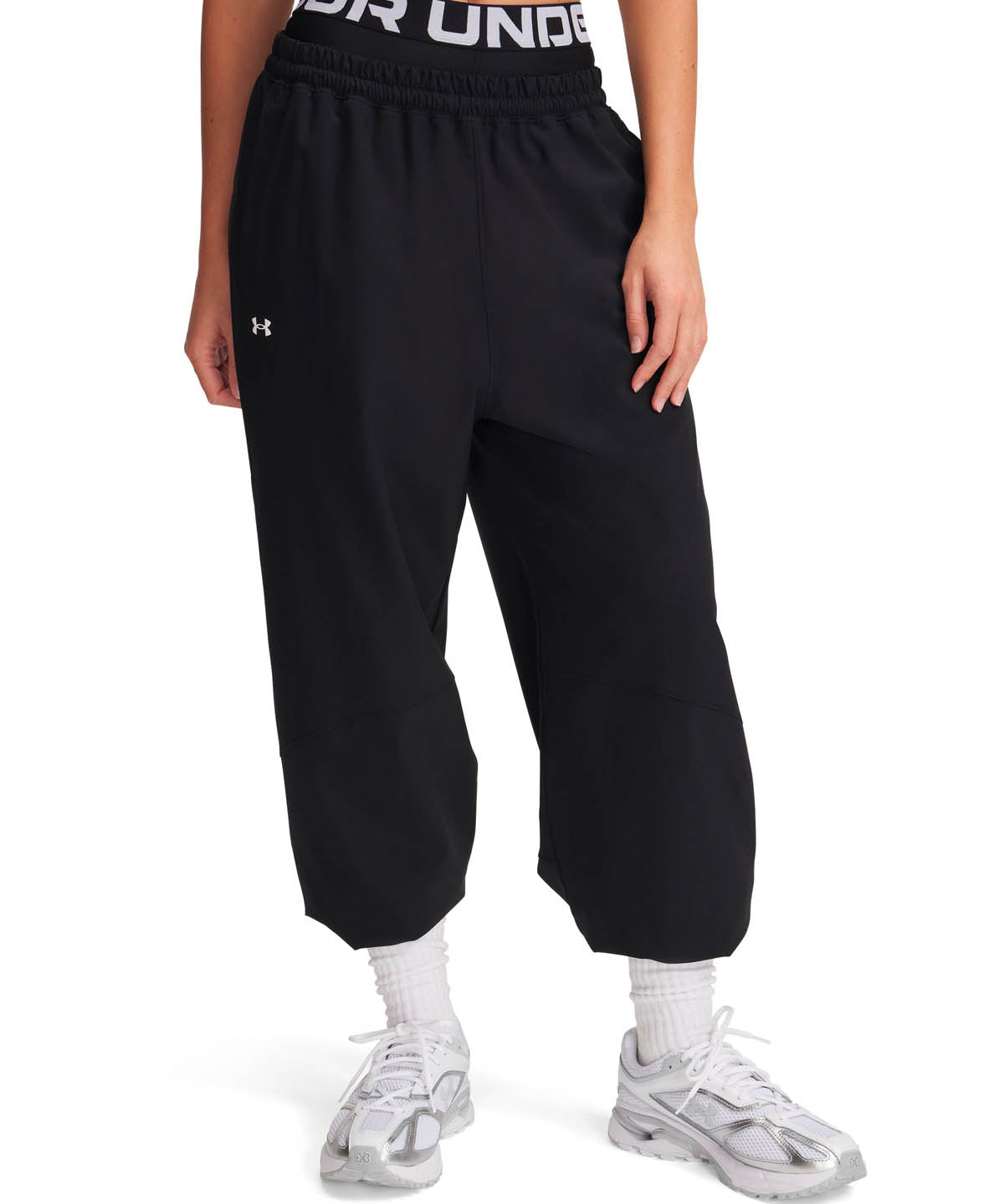 Pantalón Lifestyle para mujer Rival Woven Gym negro Under Armour