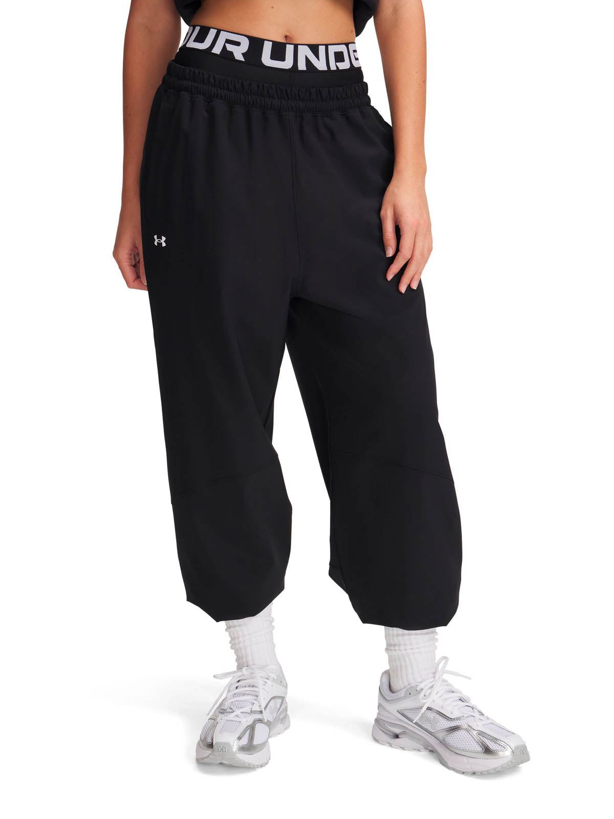 Pantalón Lifestyle para mujer Rival Woven Gym negro Under Armour