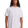 Polera manga corta Lifestyle para hombre Armour Wordmark Heavyweight blanco Under Armour