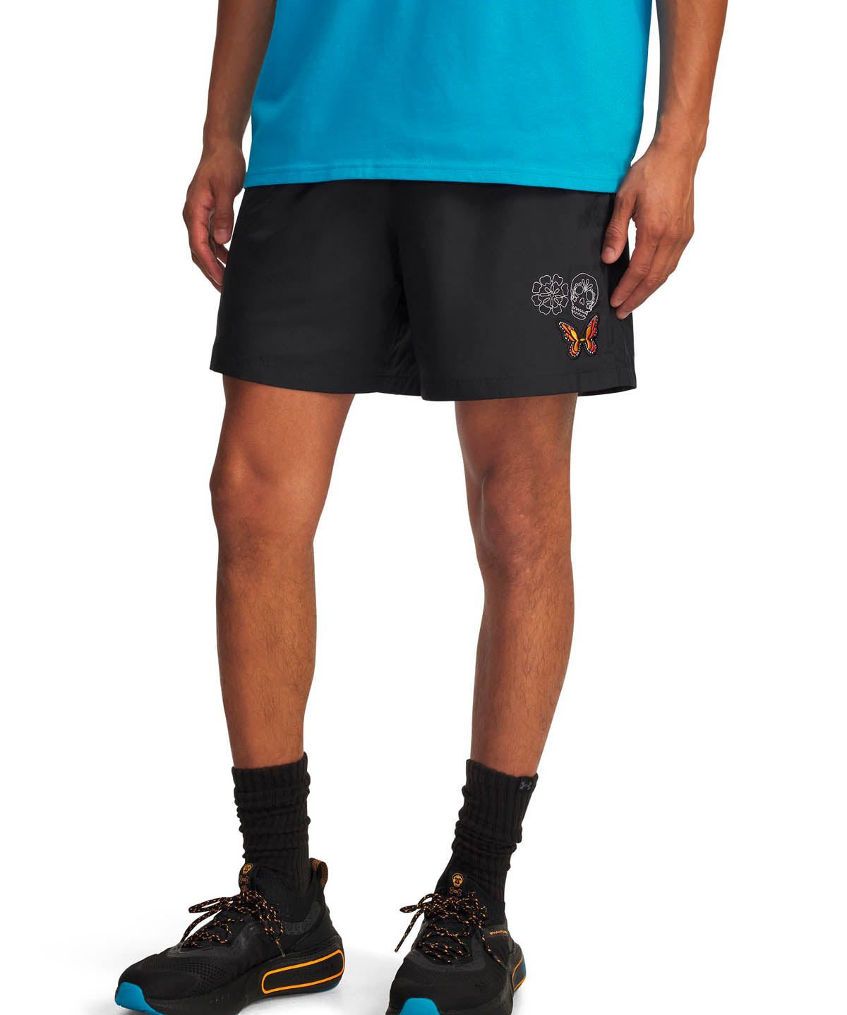 Short Lifestyle Hombre Icon Day Of The Dead Volley Negro Under Armour
