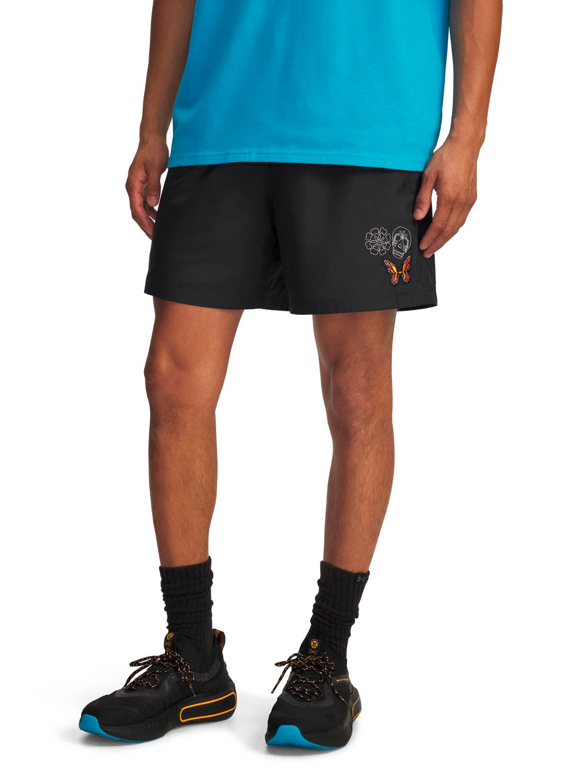Short Lifestyle Hombre Icon Day Of The Dead Volley Negro Under Armour