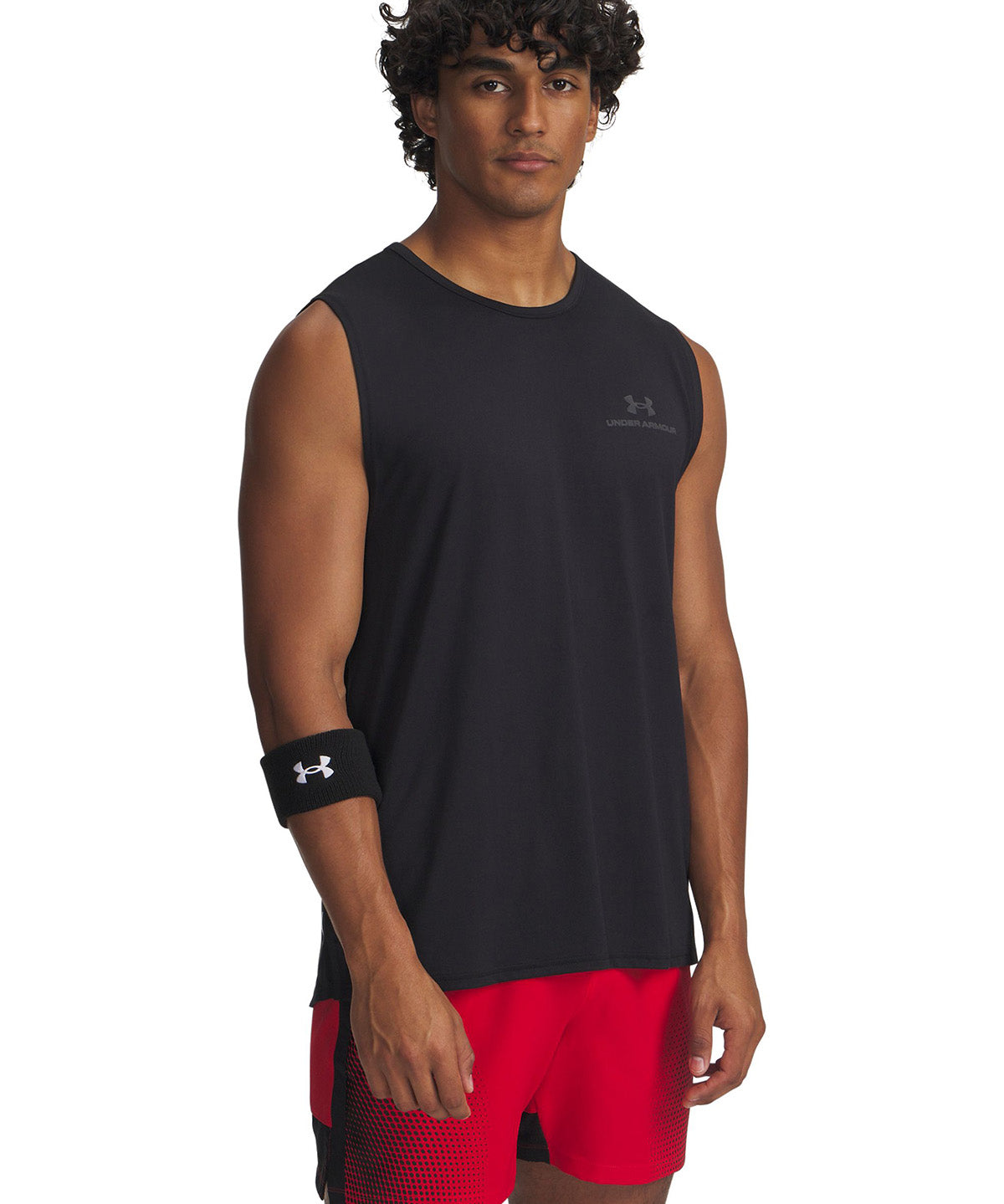 UA Vanish Energy Polera sin manga negro para hombre