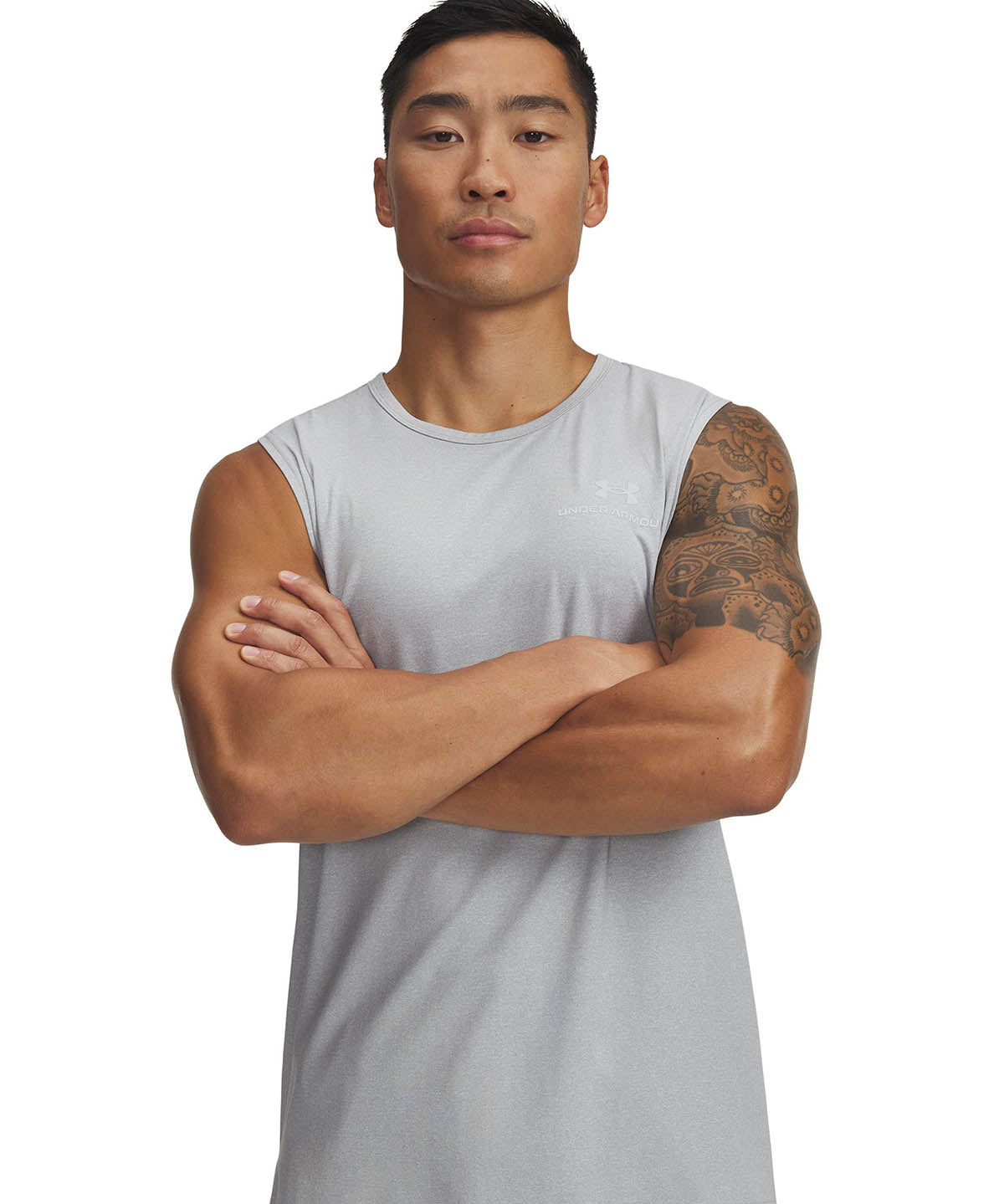 UA Vanish Energy Polera sin mangas gris para hombre