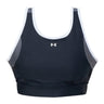 Peto de Entrenamiento para Mujer Crossback mid Open back Negro Under Armour