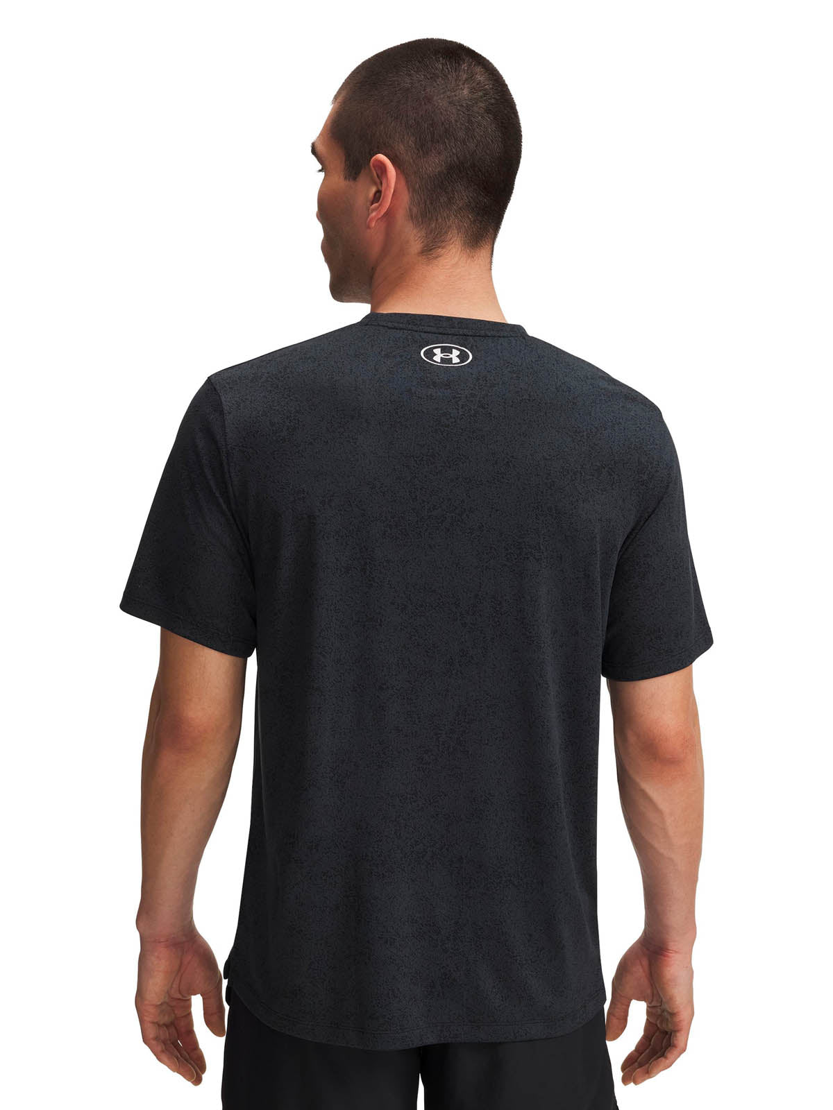 Polera manga corta de entrenamiento para hombre Tech negro Under Armour