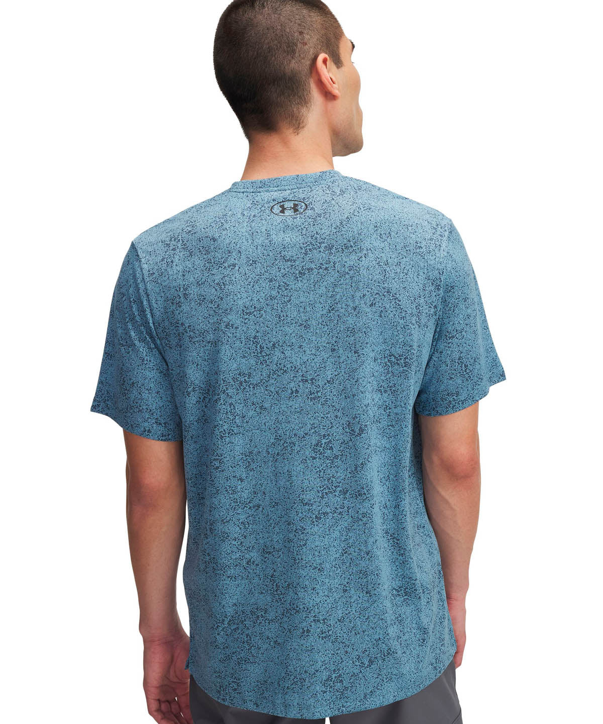 Polera manga corta de entrenamiento para hombre Tech azul Under Armour