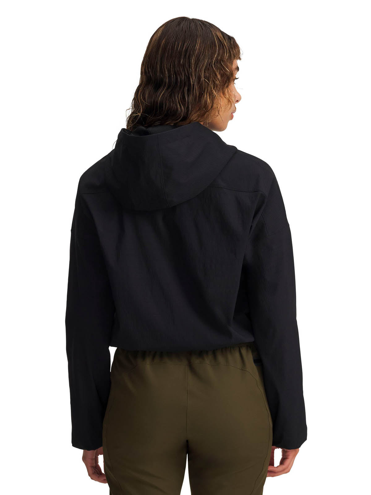 Polerón Lifestyle para mujer Unstoppable Woven Ripstop negro Under Armour