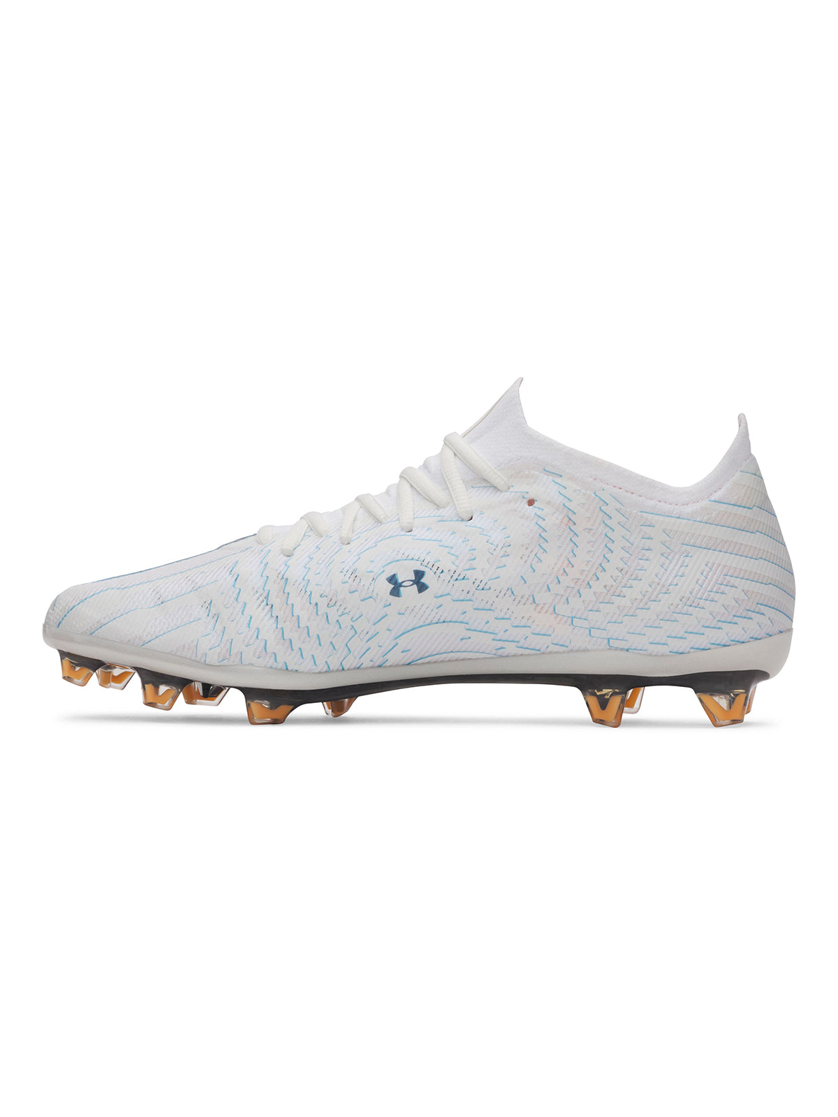 Zapatilla UA Shadow Elite 4 Mach Elite FG blanca para hombre