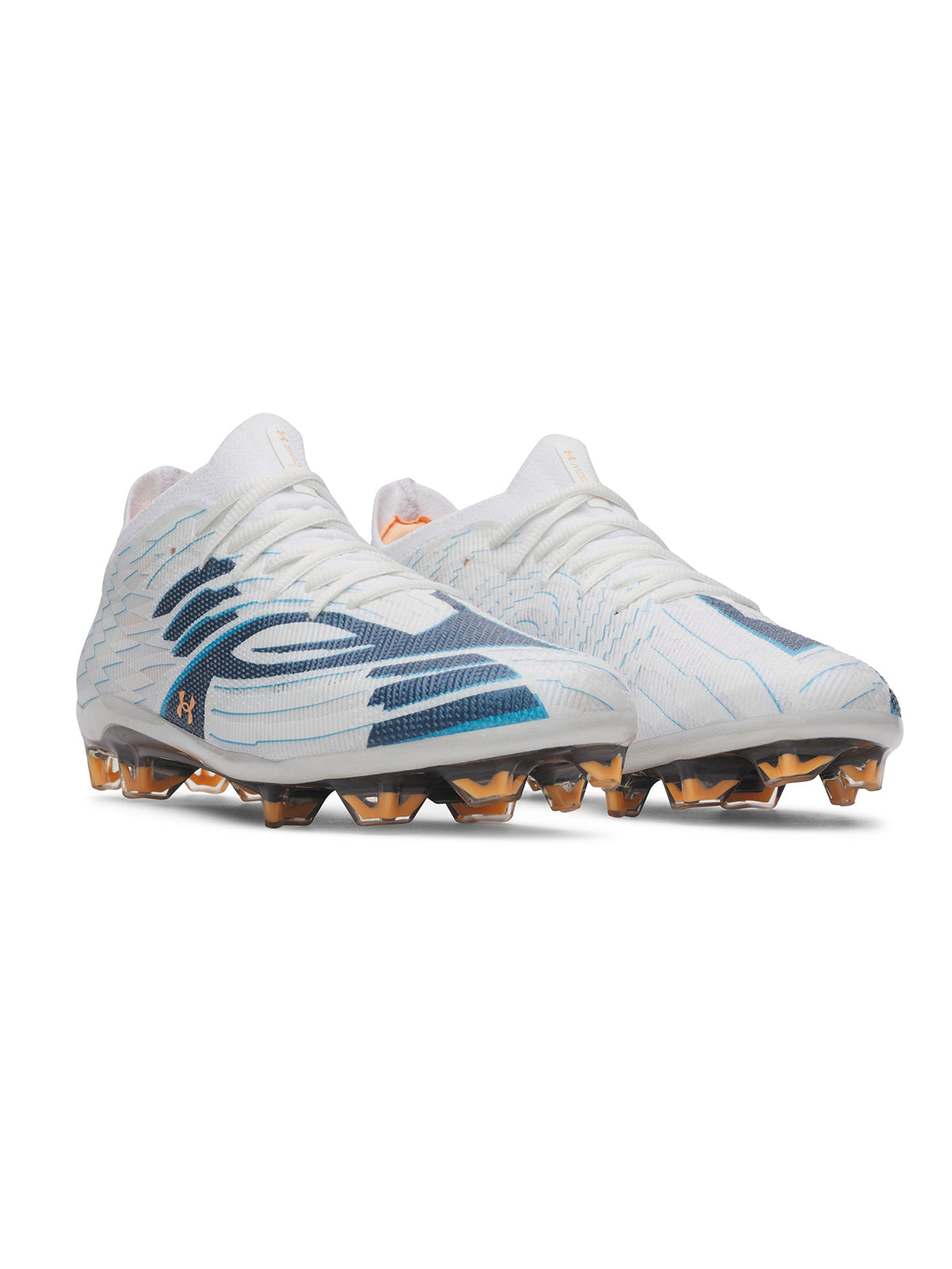 Zapatilla UA Shadow Elite 4 Mach Elite FG blanca para hombre