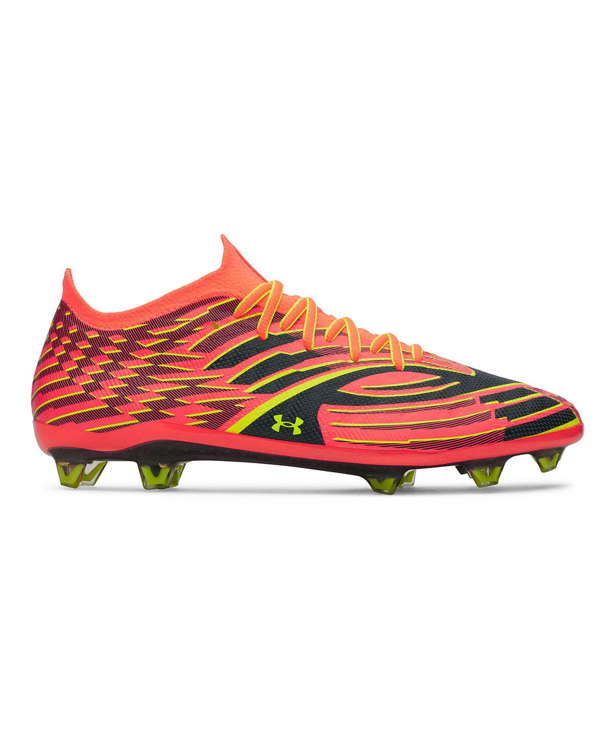 Zapatilla UA Shadow Elite 4 Mach Elite FG naranjo para hombre