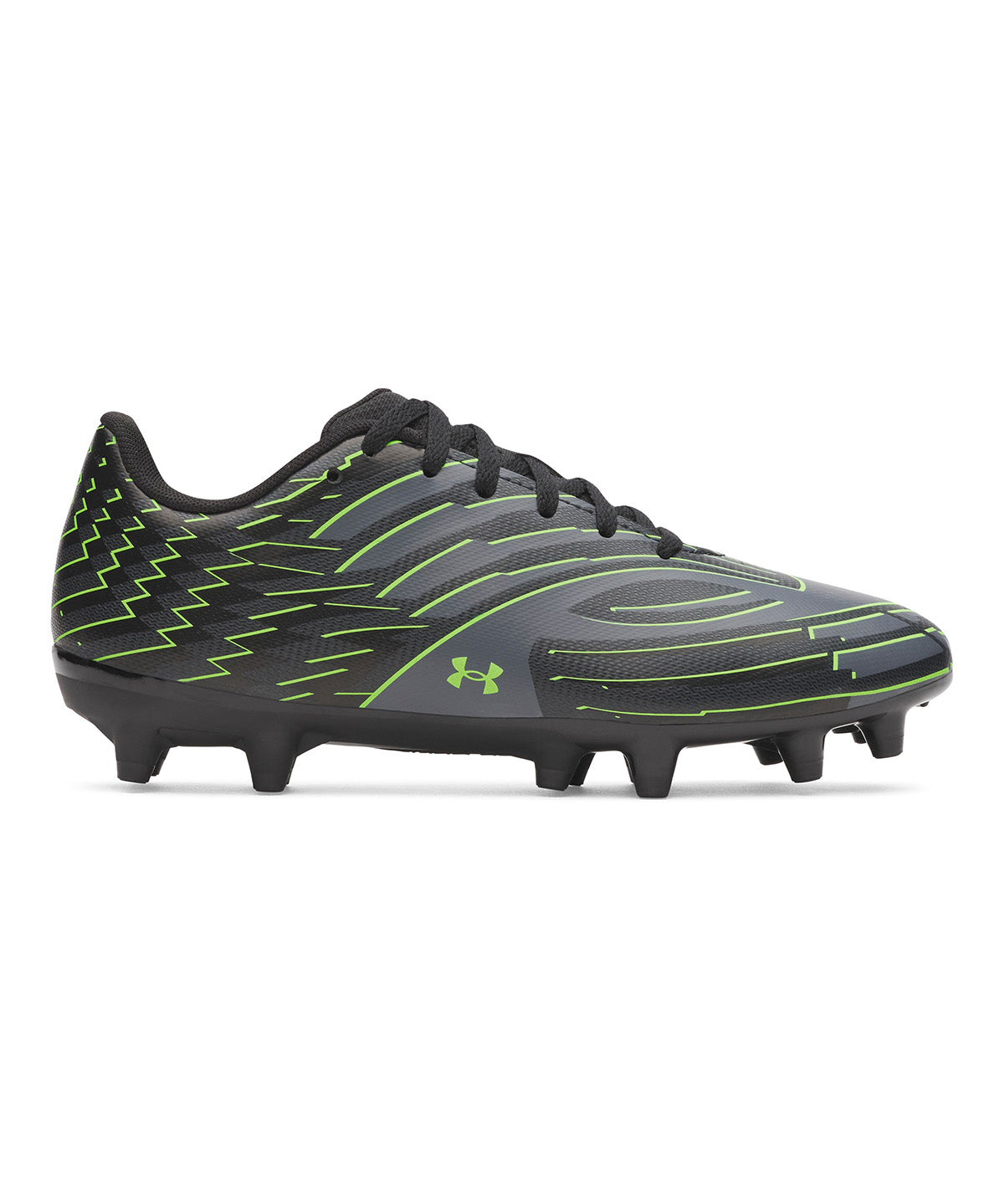 UA Shadow Club 4 FG Jr Zapatilla negro para niño