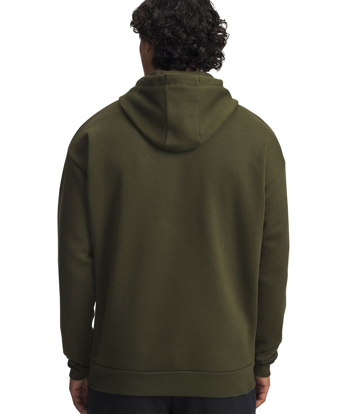Polerón Lifestyle para hombre Project Rock Icon Fleece verde Under Armour
