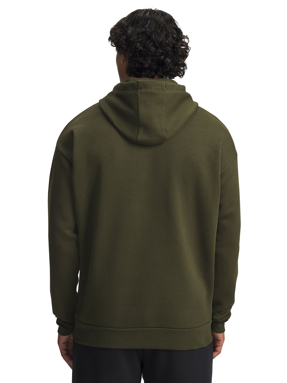 Polerón Lifestyle para hombre Project Rock Icon Fleece verde Under Armour