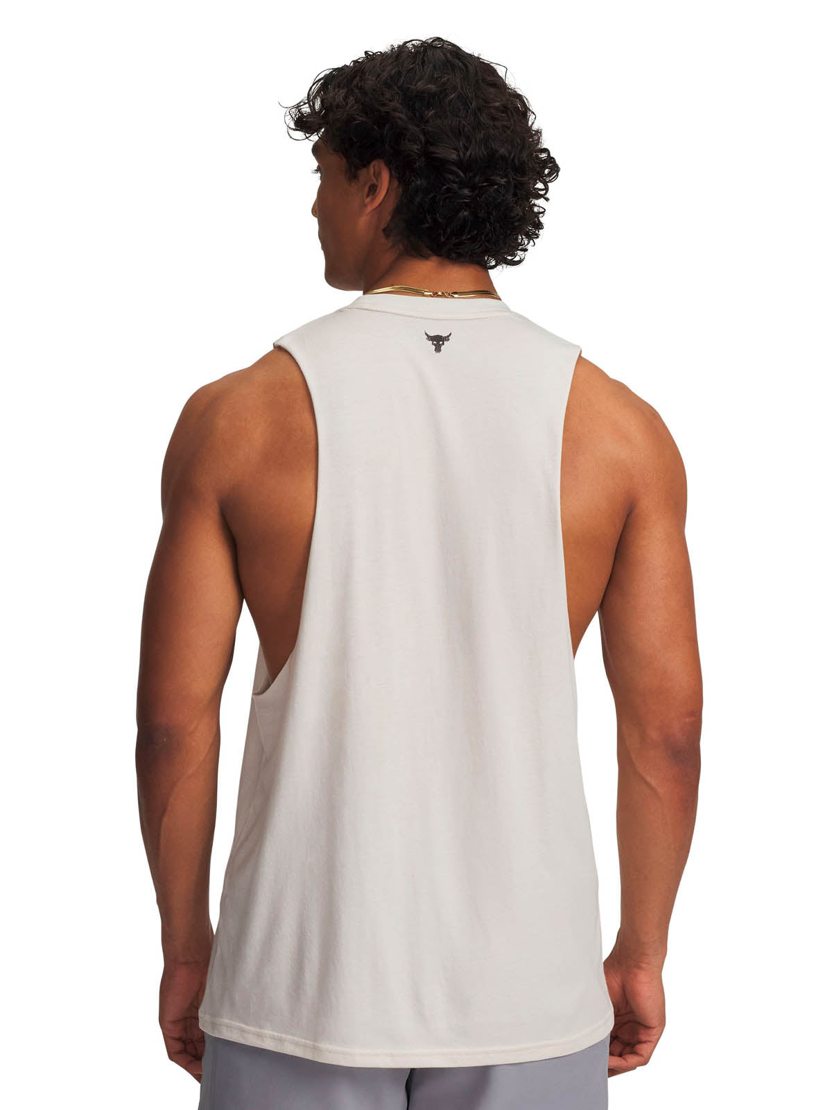 Polera sin manga de entrenamiento para hombre Project Rock café Under Armour