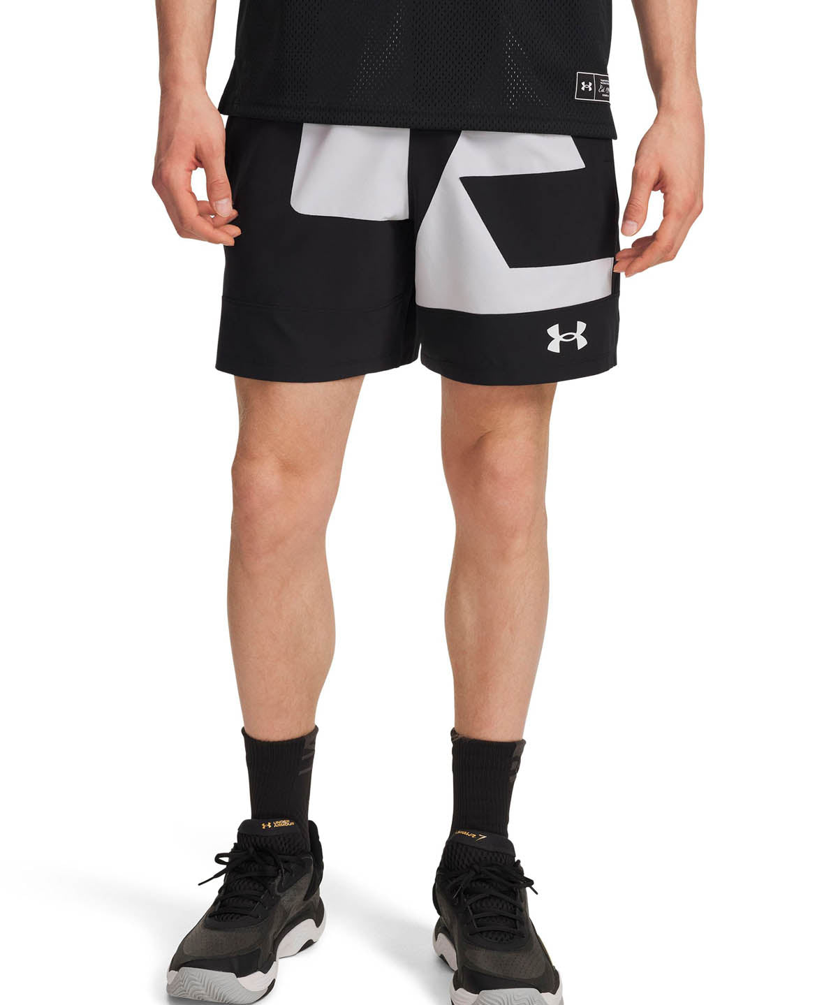 Short de Entrenamiento para Hombre Zone 7" Negro Under Armour